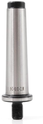 Threaded Drill Chuck Arbor High Speed Steel Straight Shank Threaded Arbor for Drill Chuck