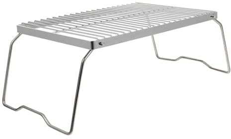 TIDTALEO Barbecue Portatile in Stabile e per all Resistente e Facile da Trasportare per Arrosticini e Grigliate Outdoor