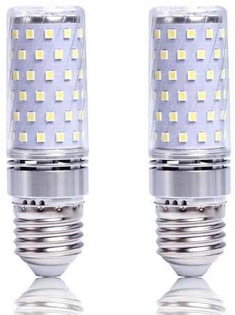 LiTlight E27 LED Bulbs 10W, 100W Halogen Equivalent, 6000K Cool White | 1100LM Lightbulb E27, LED Corn Bulbs ES for Bathroom, Hallways, Desk Lamp, Cooker Hood, Non-Dimmable, 2Pcs