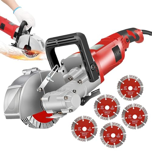 Machine de découpe de rainure électrique 220 V 4 kW pour rainurer le béton, la brique et les barres d'armature