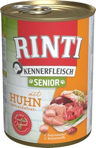 Rinti Hundenassfutter Kennerfleisch Senior Huhn 6x400g
