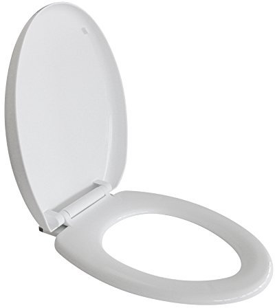 Idroblok 03036622 Sedile WC, Plastica, Universale, Rallentato Ispezionabile, Bianco, 45 x 36.5 x 7 cm