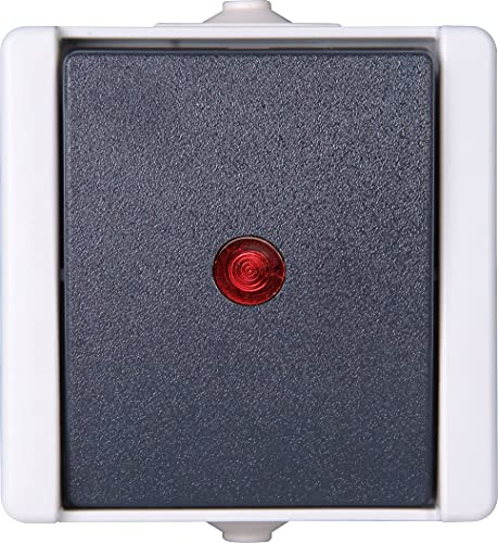 Kopp proAQA - Kontrollschalter, Farbe: grau, 5er Pack, 541656003