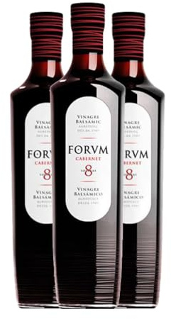 Vinagre Augustus Cabernet Forum Cabernet Sauvignon 1 L (Caja de 3 Botellas de 1 L)