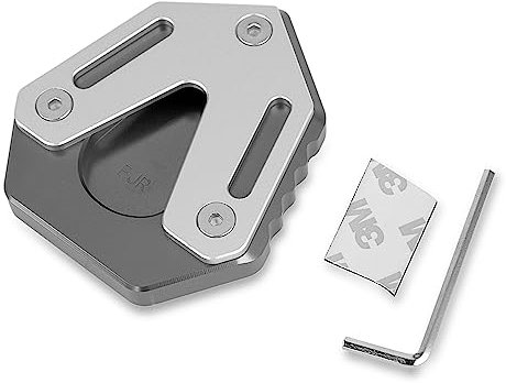 Motorrad Seitenständer Unterlage Für YAMAHA FJR1300 Für FJR 1300 2001-2019 Motorrad Zubehör Fuß Seite Stehen Pad Platte Ständer Enlarger Unterstützung Verlängerung(5)