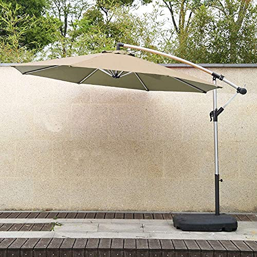 KOHARA Ombrellone da Giardino con ombrellone Romano in Stile Europeo con Tenda da Sole in Alluminio a manovella, Adatto per Spiaggia, Piscina, Cortile, terrazza, ombrellone da Esterno p