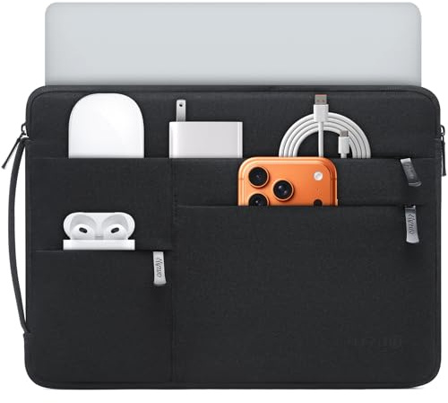 HYZUO 15-16 Zoll Laptophülle Tasche für MacBook Pro 16 M5, Schwarz