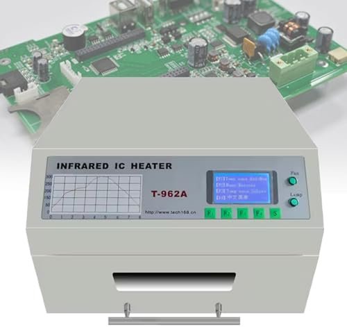Four De Refusion, Station De Soudage Par Refusion, Appareil De Chauffage De Soudage Des MéTaux 800W, Four De Refusion Infrarouge Automatique Pour Verre 1500W, Outil De Soudage Plastique 2500W,T962A