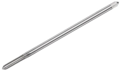 TA-VIGOR M6 x 1 mm metrischer Gewindebohrer, 150 mm lang, gerade, Nut-Gewinde-Fräsmaschinen-Gewindebohrer mit 3 Rillen, geschliffenes Gewinde, HSS-Gewindebohrer, Reparaturwerkzeug