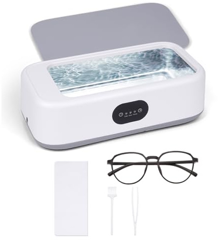ACOHSY Ultraschallreinigungsgerät 640ML,49KHZ mit 3 Modi-Timer-Brillenreinigungsgerät für Schmuckn, Zahnspangen & Münzen - Ultraschallreiniger,Ultraschallgerät,Brillenputzgerät for Glass