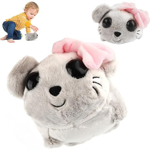Hamsti Kuscheltier, 17 cm Sad Hamster mit Sound, Sprechender Hamster Kuscheltier, Plushie aus Weichem Plüsch, Kleine Geschenke für Kinde