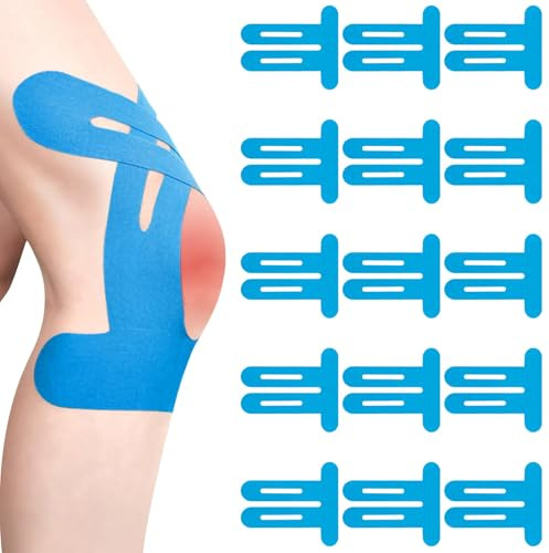 15 pcs Knie Tape, Knie Tape Vorgeschnitten, Knietapes Vorgeschnitten