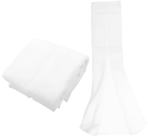 HANABASS 2 Stück Sporthandtuch Mikrofaser Schnelltrocknendes Saugfähiges Handtuch für Fitness und Outdoor Aktivitäten für Intensives Training und Reisen Weiß