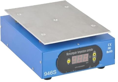 VCHICS Station de préchauffa 946S 400W 140x200mm, Plate-Forme numérique, Plaque chauffante for téléphone, Machine de séparation d'écran LCD