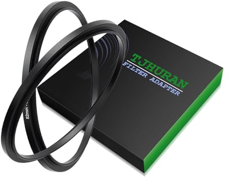 58-52mm Step-Down Ring Filteradapter(2 Stück), für alle Marken von UV-/ND-/CPL-Filtern, Metallring-Filteradapter für Step-Down Rings (58-52mm)