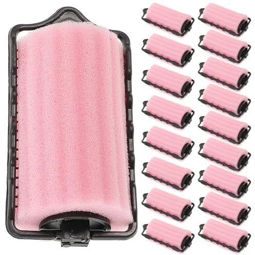 Toyvian 18stücke Schwamm Lockenwickler Hitze-freie Haarwickler Durchmesser für Sanfte Wellen und Definierte Locken als Reise-haarstyling-tool