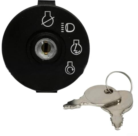 Interrupteur d'allumage de rechange pour tondeuse à gazon, modèle 7-Ternal 430-406, convient pour 01588300, connexion électrique stable, convient pour l'entretien d'équipement extérieur