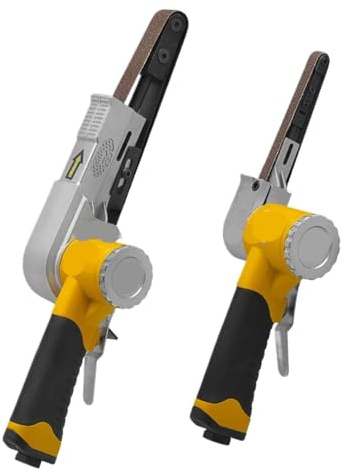 Levigatrice a nastro, Macchina abrasiva pneumatica portatile fai da te, macchina for levigatura e lucidatura di piccole dimensioni((10x330))