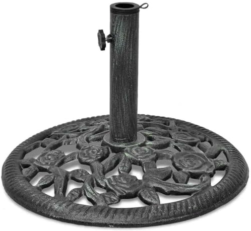 vidaXL Base de sombrilla de Hierro Fundido 12 kg 48 cm