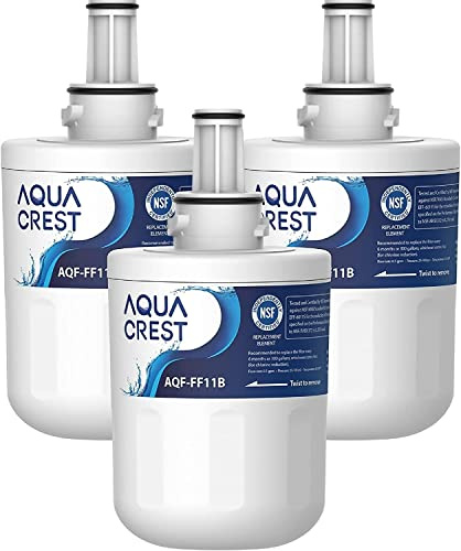 AQUA CREST Filtre Frigo Remplacement pour Samsung® DA29-00003G, 3 Pack | AQF-FF11B Remplacement pour Samsung® Aqua Pure Plus Réfrigérateur DA29-00003G, DA29-00003B,HAFCU1/XAA,HAFIN2/EXP (3)