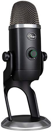 Blue Yeti X Professionelles Kondensator-USB-Mikrofon, Hochauflösende Messung und Blue VO!CE Effekte, LED-Beleuchtung für Aufnahmen, Streaming, Gaming, Podcasting auf PC und Mac - Schwarz