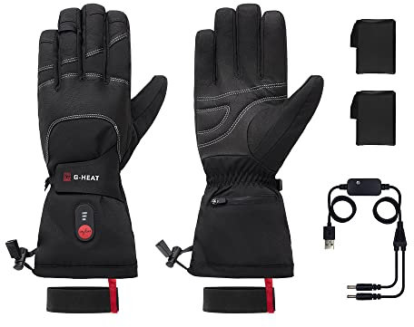 G‑HEAT – Beheizbare Skihandschuhe EVO 3 | Beheizbare Handschuhe für Wintersport, Skifahren, Snowboard & Outdoor-Arbeit | Wärmeisolierung, Wasserdicht & Touchscreen