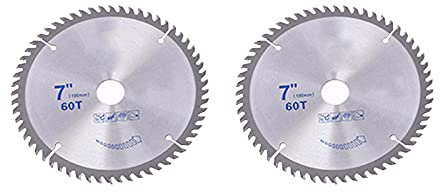 Kreissägeblatt HM Kreissägeblatt Multi-Material 180mm,Ideal für Holz, Laminat, Aluminium, Kunststoff und Kupfer zum Sägeblatt für Holz in Profiqualität (60Sägezähne)