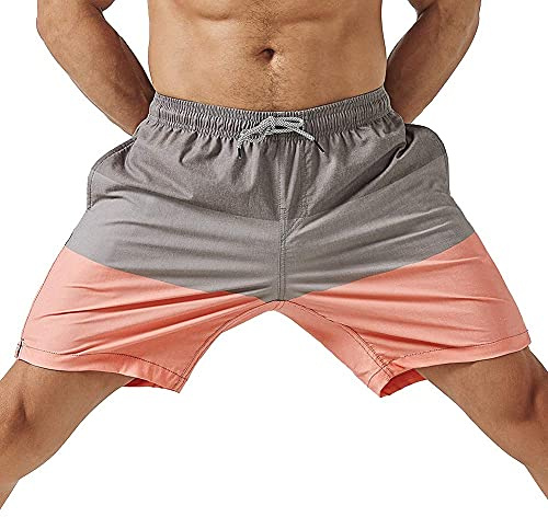 MaaMgic Pantaloncini da Bagno Uomo 4 Way Stretch per Vacanze estive Asciugatura Rapida Costume da Spiaggia Piscina Multicolori