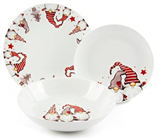 Excelsa Gnomo Tellerservice 18-teilig