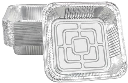 Non-stick Disposable Air Fryer, Square, 50 Pieces, Also for Steam Basket, Instant Pot Oven and Grill (6 x 6 square)