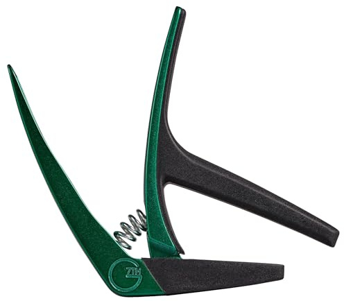 G7th Nashville Capo Guitarra 6 Cuerdas Verde – Capotraste Ligero con Muelle – Control de Presión Optimizado – Capo de Guitarra Galardonado – Diseñado en el Reino Unido