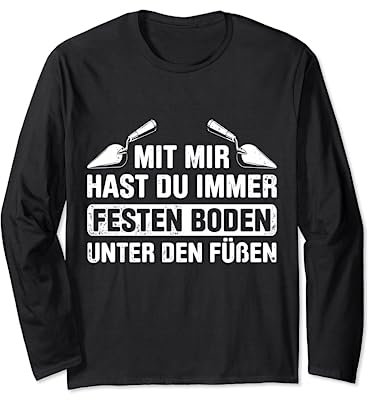 Estrich Legen Für Estrichleger Estrichbauer Handwerker Langarmshirt