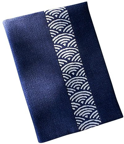 ABOOFAN Buchhülle Aus Leinenmaterial Schützender Bucheinband Mit Dekorativem Druck Robustes Buchcover Für Schutz Vor Fingerabdrücken Und Schmutz Stilvolle Buchumschlaglösung
