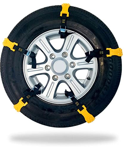 10 Stück Auto Schneeketten Universal Anti-Rutsch Winter Reifenkette, Autokette Sicherheitskette Für Eisstraßen, Schlammstraßen, Sandstraßen, Steile Hänge Kletterstraßen