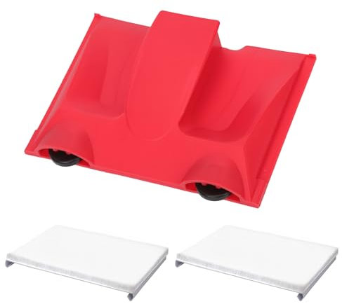 Paint Edger Trimmer with 2pcs Replacement Pad Refills, Edge Painting Tool for Wall Paint Pad Applicator for Ceilings Corner Edges Painter Trim Painting Supplies