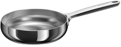 Berghoff Home Edelstahl Pfanne 20cm – ohne PFAS – Universalpfanne für alle Herdarten – Pfanne Induktion geeignet – Bratpfanne - frying pan