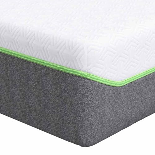 vidaXL Pocket Spring Mattress 70 x 200 cm Medium Soft White and Grey Pocket Sprung 7 Zones Spinal Alignment Jacquard Fabric 100% Polyester for Indoor Use Compatibility