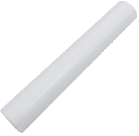 VANZACK Película de Vidrio Autoadhesiva Esmerilada 45x300cm Pvc Transparente Bloqueadora de Luz para Baño Oficina Privacidad Pegatina para Ventana de Decoración Hogar