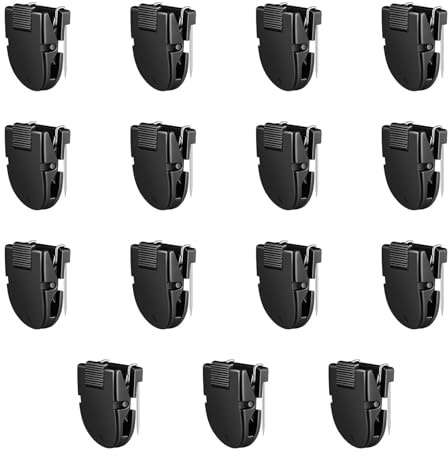 Lot de 15 pinces multi-usages pour panneau de tissu, clips muraux pour accrocher des photos, des documents, des notes, des mémos, des panneaux pour bureau