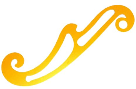 SUPVOX Schnittlineal für Bekleidung Kurvenlineal Kunststoff Flexibel Nähen Design Werkzeug für Muster und Stoffzuschnitt