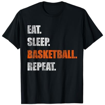 Eat Sleep Basketball Repeat T-Shirt
