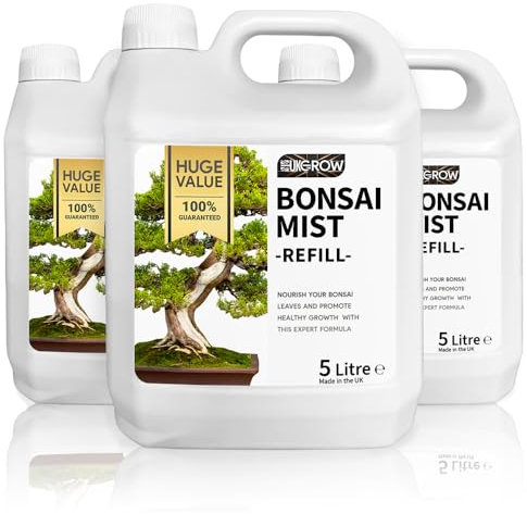 UK Grow 5L Bonsai Mist & Spray Refill – Nourish & Revitalise for Lush Bonsai Growth (5L Bonsai Mist)