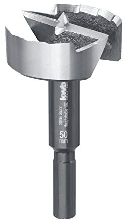 kwb SPEED Forstnerbohrer ø 50 mm aus vergütetem Spezialstahl mit präzisem Wellenschliff, Zentrierspitze, optimal geschärften sowie gehärteten Schneiden und polierter Oberfläche