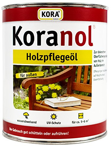 0,75L Koranol® Holzpflegeöl Bangkirai Aussenöl UV-Schutz Holzschutz Öl