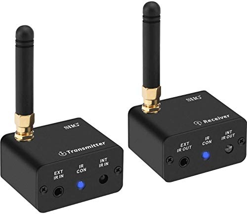 Siig CE-RC0111-S1 extensor audio/video Transmisor y receptor de señales AV Negro - Extensor de A/V (Transmisor y receptor de señales AV, 200 m, Aluminio, Negro, FCC, Inalámbrico)