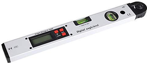 CGOLDENWALL Digitaler Neigungsmesser, Winkelmesser, 360°-Winkelmesser, mit Hintergrundbeleuchtung, LCD-Zoll/Metrisches Goniometer
