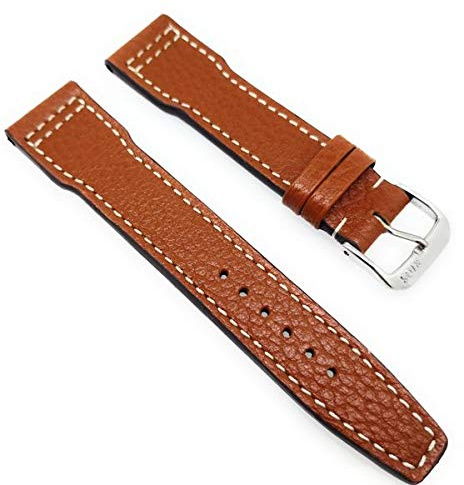 Rios Typhoon Uhrenarmband 20mm braun Büffelleder Deutscher Hersteller