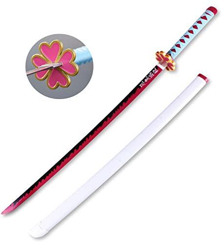 Demon Slay Katana Tanjiro Zenitsu Inosuke Rengoku Katana Schwert Holz Ninja Schwert Anime Cosplay Holzschwert Anime Lovers Cosplay Katanas Requisiten Dekoratives Spielzeug ABS /104cm