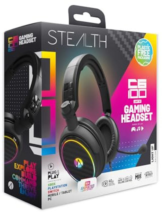 STEALTH C6-100 Gaming Headset Range (LED)