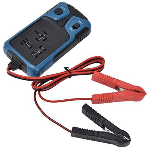 Auto Relais Tester , 12 V Batterie , hochtemperaturbeständiger , multifunktionaler Kfz Relais Tester für Autobatterien(Schwarz)